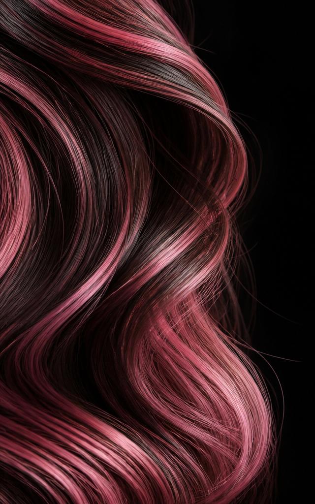 Close up hair texture